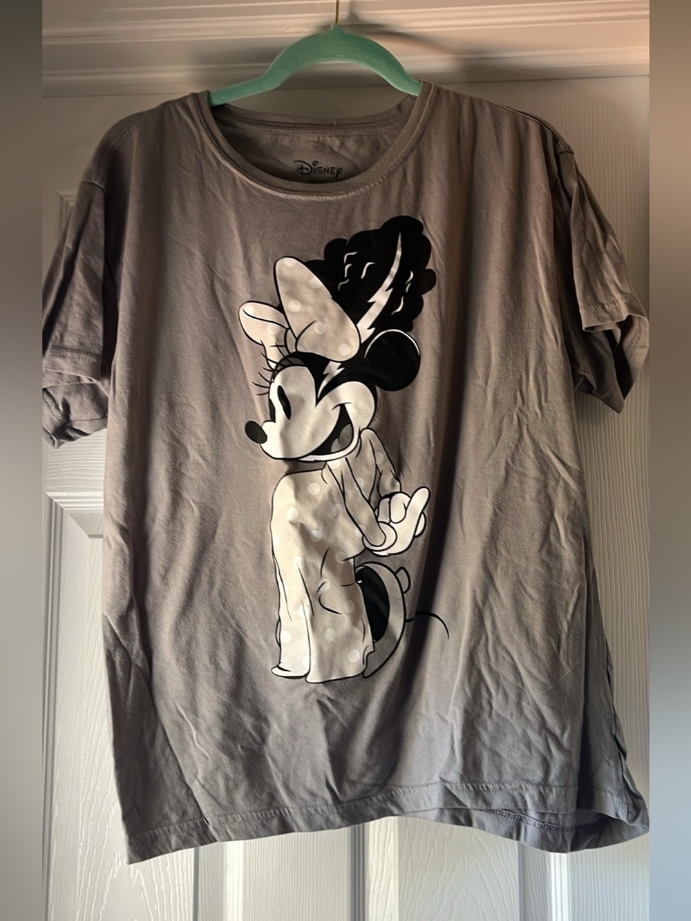 Disney Minnie Mouse Short Sleeve Tee in Gray - Halloween